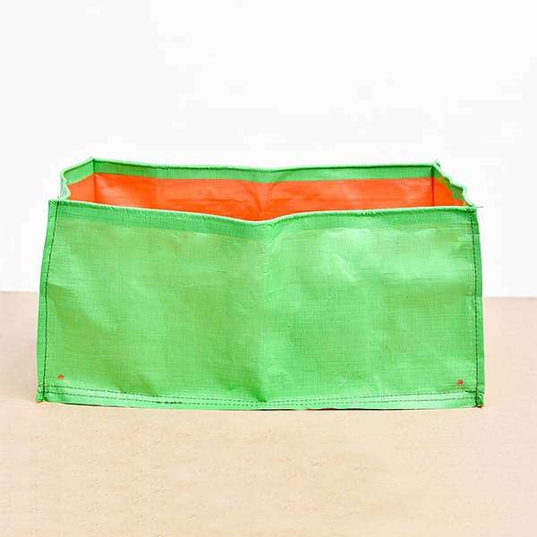 18 inch Rectangle Grow Bag (Green) (set of 5) - Shop now at Trigart Flower Nursery